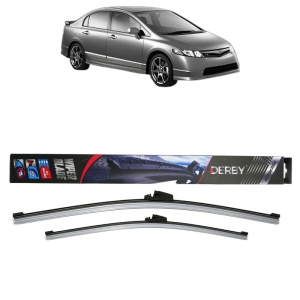 Set stergatoare auto HONDA CIVIC VIII Saloon (FD, FA) din 2005-2013, Derby, din cauciuc siliconat rezistent
