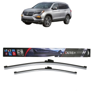 Set stergatoare auto HONDA PILOT din 2008-2015, Derby, din cauciuc siliconat rezistent - Img 1