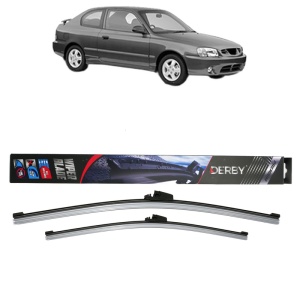 Set stergatoare auto HYUNDAI ACCENT II (LC) din 1999-2005, Derby, din cauciuc siliconat rezistent