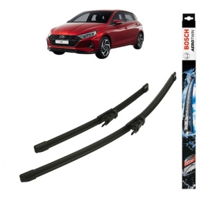 Set stergatoare auto HYUNDAI i20 III (BC3, BI3) din 2020-2024, Bosch Aerotwin, din cauciuc siliconat rezistent