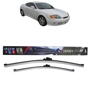 Set stergatoare auto HYUNDAI TIBURON Coupe din 1996-2008, Derby, din cauciuc siliconat rezistent
