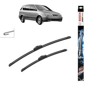 Set stergatoare auto KIA CARENS I MPV (FC, FJ) din 2000-2007, Bosch Aerotwin Retrofit, din cauciuc siliconat rezistent