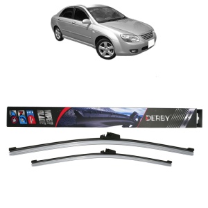 Set stergatoare auto KIA CERATO I Saloon (LD) din 2004-2009, Derby, din cauciuc siliconat rezistent