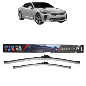 Set stergatoare auto KIA STINGER Hatchback Van (CK) din 2018, Derby, din cauciuc siliconat rezistent