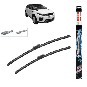 Set stergatoare auto LAND ROVER RANGE ROVER EVOQUE VAN (L538) din 2013-2019, Bosch Aerotwin, din cauciuc siliconat rezistent