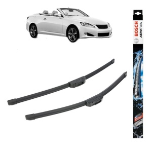 Set stergatoare auto LEXUS IS C (GSE2_) din 2009-2015, Bosch Aerotwin Retrofit, din cauciuc siliconat rezistent