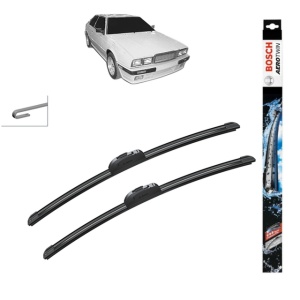 Set stergatoare auto MASERATI BITURBO Coupe (AM 331) din 1988-1993, Bosch Aerotwin Retrofit, din cauciuc siliconat rezistent