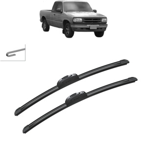Set stergatoare auto MAZDA B-SERIE Platform/Chassis (UF) din 1991-1996, Bosch Aerotwin Retrofit, din cauciuc siliconat rezistent - Img 7