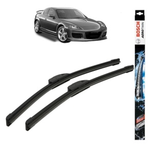 Set stergatoare auto MAZDA RX-8 (SE, FE) din 2003-2012, Bosch Aerotwin Retrofit, din cauciuc siliconat rezistent