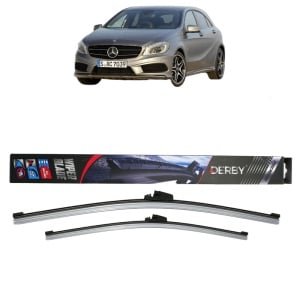 Set stergatoare auto MERCEDES-BENZ A-CLASS (W176) din 2012-2018, Derby, din cauciuc siliconat rezistent