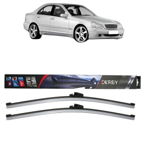 Set stergatoare auto MERCEDES-BENZ C-CLASS (W203) din 2000-2007, Derby, din cauciuc siliconat rezistent