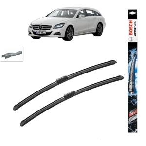 Set stergatoare auto MERCEDES-BENZ CLS Shooting Brake (X218) din 2012-2017, Bosch Aerotwin, din cauciuc siliconat rezistent