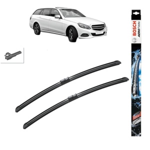 Set stergatoare auto MERCEDES-BENZ E-CLASS T-Model (S212) din 2009-2016, Bosch Aerotwin, din cauciuc siliconat rezistent