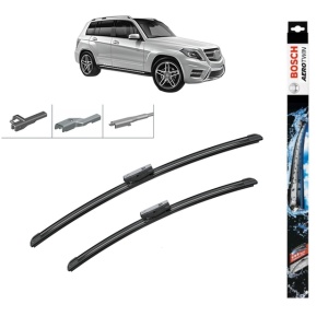 Set stergatoare auto MERCEDES-BENZ GLK-CLASS (X204) din 2008-2015, Bosch Aerotwin Multi, din cauciuc siliconat rezistent