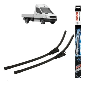 Set stergatoare auto MERCEDES-BENZ SPRINTER 3,5-t Platform/Chassis (B906) din 2006-2018, Bosch Aerotwin, din cauciuc siliconat rezistent