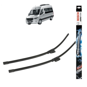 Set stergatoare auto MERCEDES-BENZ SPRINTER 4-t Tourer Bus (B907) din 2018-2022, Bosch Aerotwin, din cauciuc siliconat rezistent