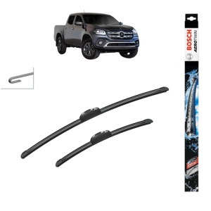 Set stergatoare auto MERCEDES-BENZ X-CLASS Platform/Chassis (470) din 2017, Bosch Aerotwin Retrofit, din cauciuc siliconat rezistent