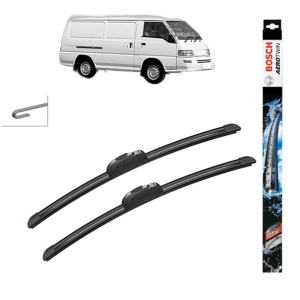 Set stergatoare auto MITSUBISHI L 300 III Van (P0_V, P1_V, P2_V) din 1986-2006, Bosch Aerotwin Retrofit, din cauciuc siliconat rezistent
