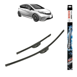 Set stergatoare auto NISSAN NOTE (E12) din 2012-2016, Bosch Aerotwin Retrofit, din cauciuc siliconat rezistent - Img 1