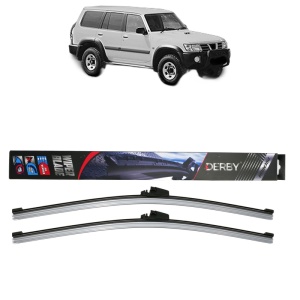Set stergatoare auto NISSAN PATROL GR V Wagon (Y61) din 1997-2002, Derby, din cauciuc siliconat rezistent