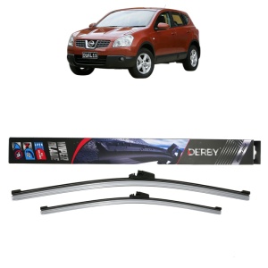 Set stergatoare auto NISSAN QASHQAI I (J10, NJ10) din 2006-2014, Derby, din cauciuc siliconat rezistent