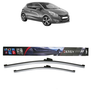 Set stergatoare auto PEUGEOT 208 I (CA_, CC_) din 2012-2019, Derby, din cauciuc siliconat rezistent
