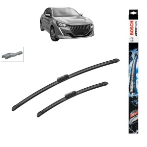 Set stergatoare auto PEUGEOT 208 II (UB_, UP_, UW_, UJ_) din 2019-2023, Bosch Aerotwin, din cauciuc siliconat rezistent