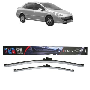 Set stergatoare auto PEUGEOT 307 Saloon din 2006-2012, Derby, din cauciuc siliconat rezistent