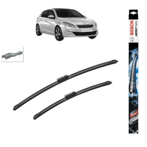 Set stergatoare auto PEUGEOT 308 Hatchback Van (LB_) din 2015-2021, Bosch Aerotwin, din cauciuc siliconat rezistent