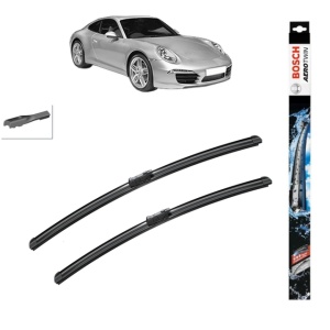Set stergatoare auto PORSCHE 911 (991) din 2011-2020, Bosch Aerotwin, din cauciuc siliconat rezistent