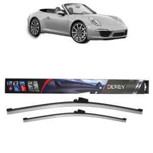 Set stergatoare auto PORSCHE 911 Convertible (991) din 2012-2020, Derby, din cauciuc siliconat rezistent