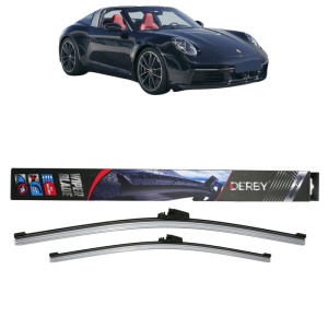 Set stergatoare auto PORSCHE 911 Targa (992) din 2020-2021, Derby, din cauciuc siliconat rezistent