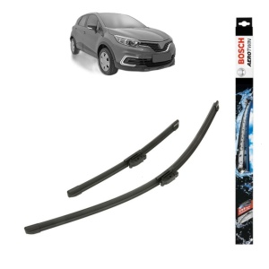 Set stergatoare auto RENAULT KAPTUR (H5_) din 2016-2021, Bosch Aerotwin, din cauciuc siliconat rezistent