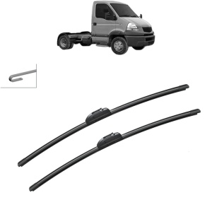 Set stergatoare auto RENAULT MASCOTT Platform/Chassis (UH_, HH_) din 1999-2005, Bosch Aerotwin Retro Truck, din cauciuc siliconat rezistent - Img 7