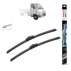 Set stergatoare auto RENAULT TRAFIC Platform/Chassis (T_, P_, V_) din 1980-2001, Bosch Aerotwin Retrofit, din cauciuc siliconat rezistent