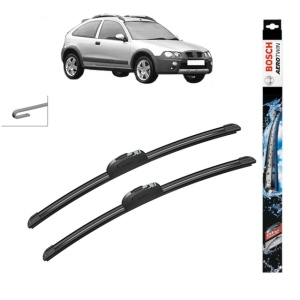 Set stergatoare auto ROVER STREETWISE Hatchback din 2003-2005, Bosch Aerotwin Retrofit, din cauciuc siliconat rezistent