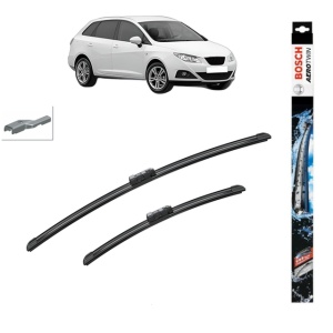 Set stergatoare auto SEAT IBIZA IV ST (6J8, 6P8) din 2010-2016, Bosch Aerotwin, din cauciuc siliconat rezistent