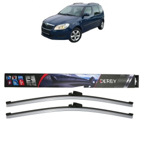 Set stergatoare auto SKODA ROOMSTER (5J7) din 2006-2015, Derby, din cauciuc siliconat rezistent
