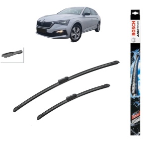 Set stergatoare auto SKODA SCALA (NW1) din 2019-2020, Bosch Aerotwin, din cauciuc siliconat rezistent