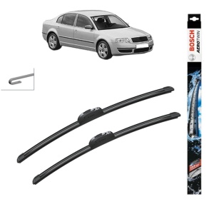 Set stergatoare auto SKODA SUPERB I (3U4) din 2001-2008, Bosch Aerotwin Retrofit, din cauciuc siliconat rezistent