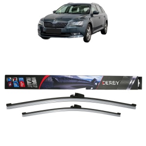 Set stergatoare auto SKODA SUPERB III Estate (3V5) din 2015-2024, Derby, din cauciuc siliconat rezistent