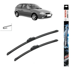 Set stergatoare auto SUZUKI SWIFT II Hatchback (EA, MA) din 1989-2005, Bosch Aerotwin Retrofit, din cauciuc siliconat rezistent