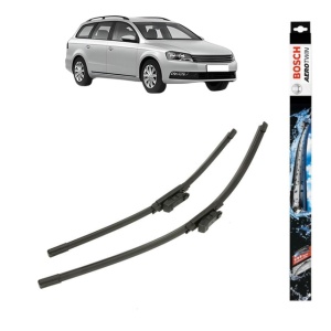 Set stergatoare auto VOLKSWAGEN PASSAT B7 Variant (365) din 2010-2015, Bosch Aerotwin, din cauciuc siliconat rezistent