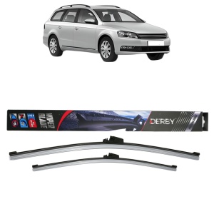 Set stergatoare auto VOLKSWAGEN PASSAT B7 Variant (365) din 2010-2015, Derby, din cauciuc siliconat rezistent - Img 1
