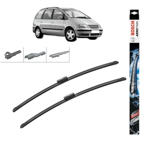 Set stergatoare auto VOLKSWAGEN SHARAN (7M8, 7M9, 7M6) din 1995-2010, Bosch Aerotwin Multi, din cauciuc siliconat rezistent