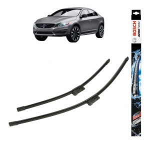 Set stergatoare auto VOLVO S60 II Cross Country (134) din 2015-2018, Bosch Aerotwin, din cauciuc siliconat rezistent