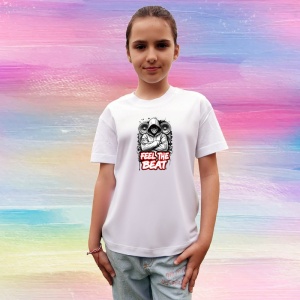 Tricou Feel The Beat DJ Haina Cu Gluga, Copii | Dama | Barbat - Img 7