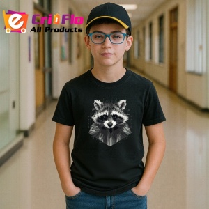 Tricou Raton Realist Design Abstract, Copii | Dama | Barbat, culoare negru - Img 9