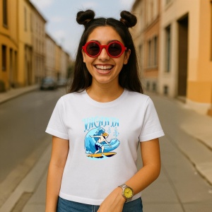 Tricou Vacanta modul on - Copii | Dama | Barbat - Img 4