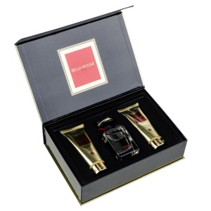 Cadou Bella Rouge Apa de Parfum 100ml + Gel De Dus 100ml + Lotiune de corp 100ml, Riiffs Parfum arabesc - Img 2